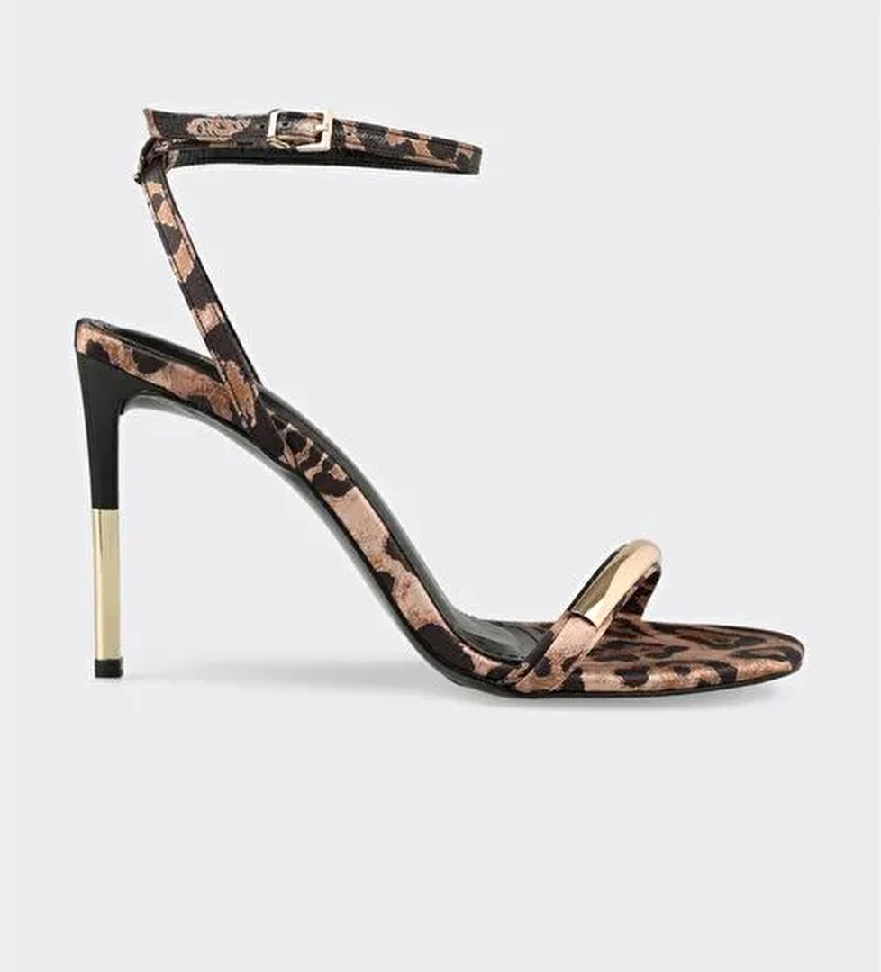 Taba Kadın Topuklu Sandalet - Görsel 1