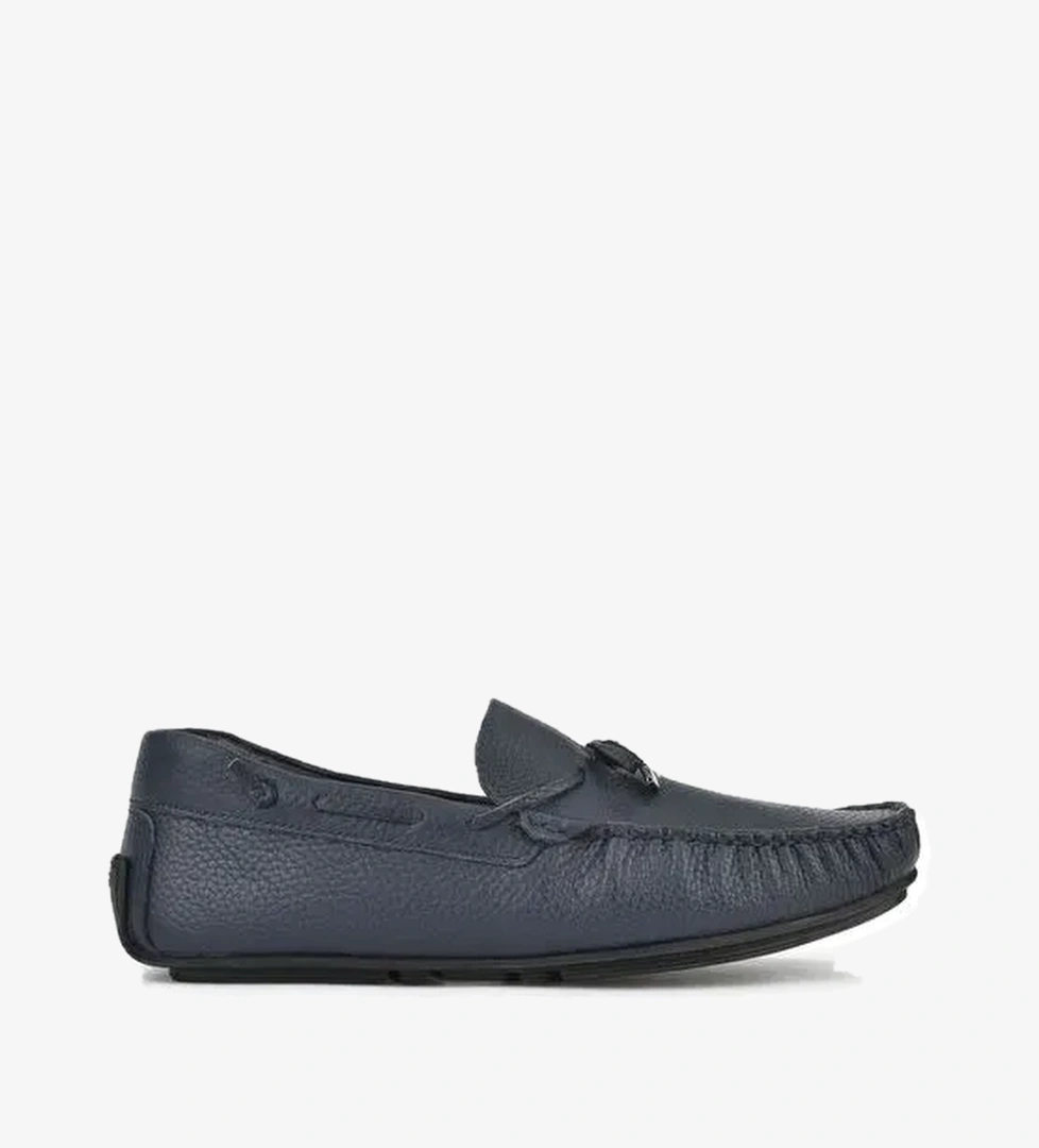 Ziya, Erkek Hakiki Deri Ayakkabı 1511007ZB01 Lacivert - Görsel 1