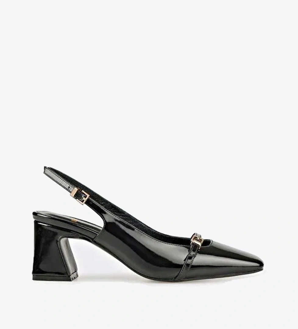 Siyah Kadın Topuklu Ayakkabı - Görsel 1