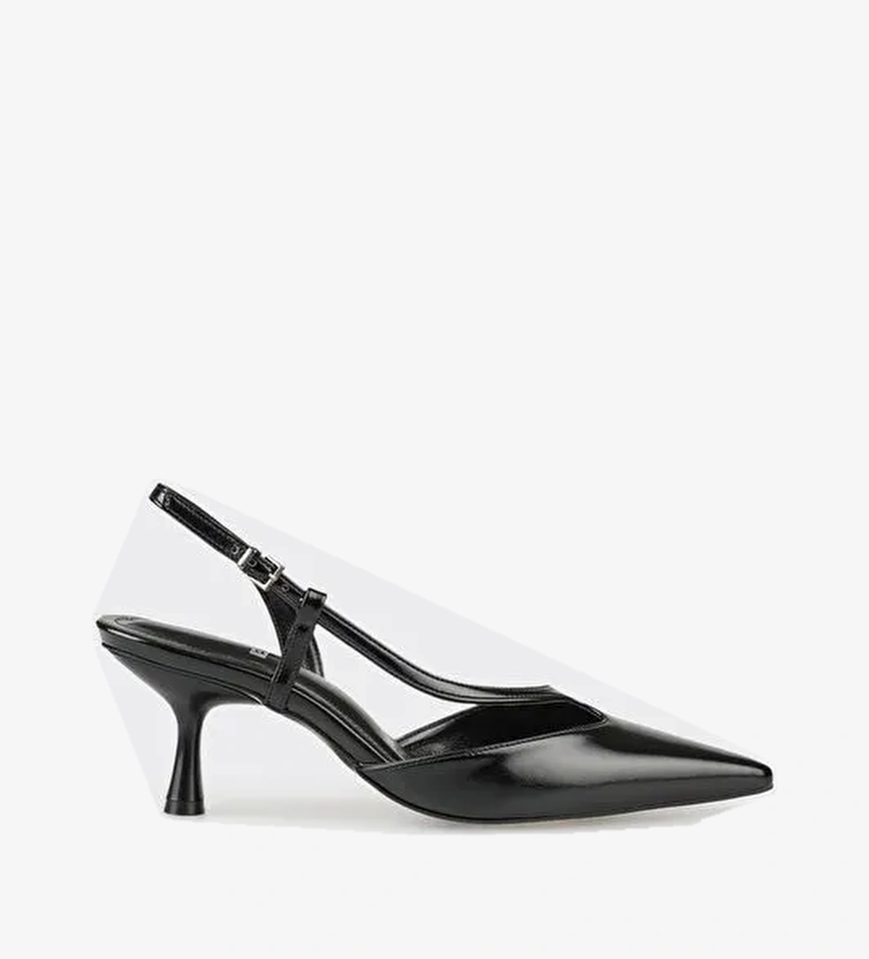 Siyah Kadın Topuklu Ayakabı - Görsel 1
