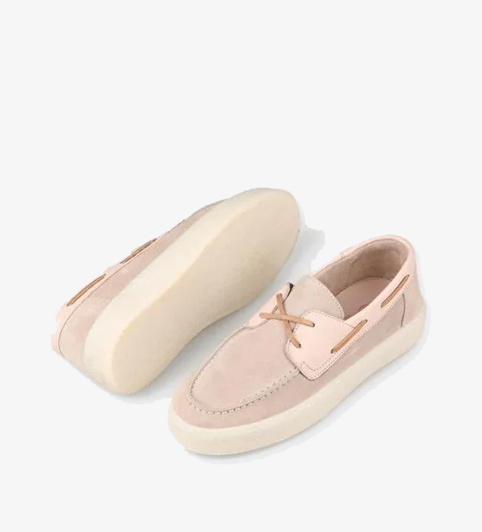 Pudra Deri Kadın Günlük Ayakkabı - Görsel 1