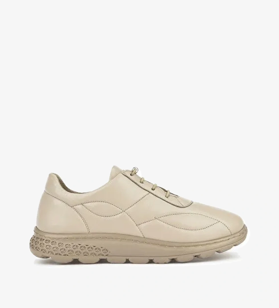 Ziya, Kadın Hakiki Deri Sneaker 143992ZN2004 Buz - Görsel 1