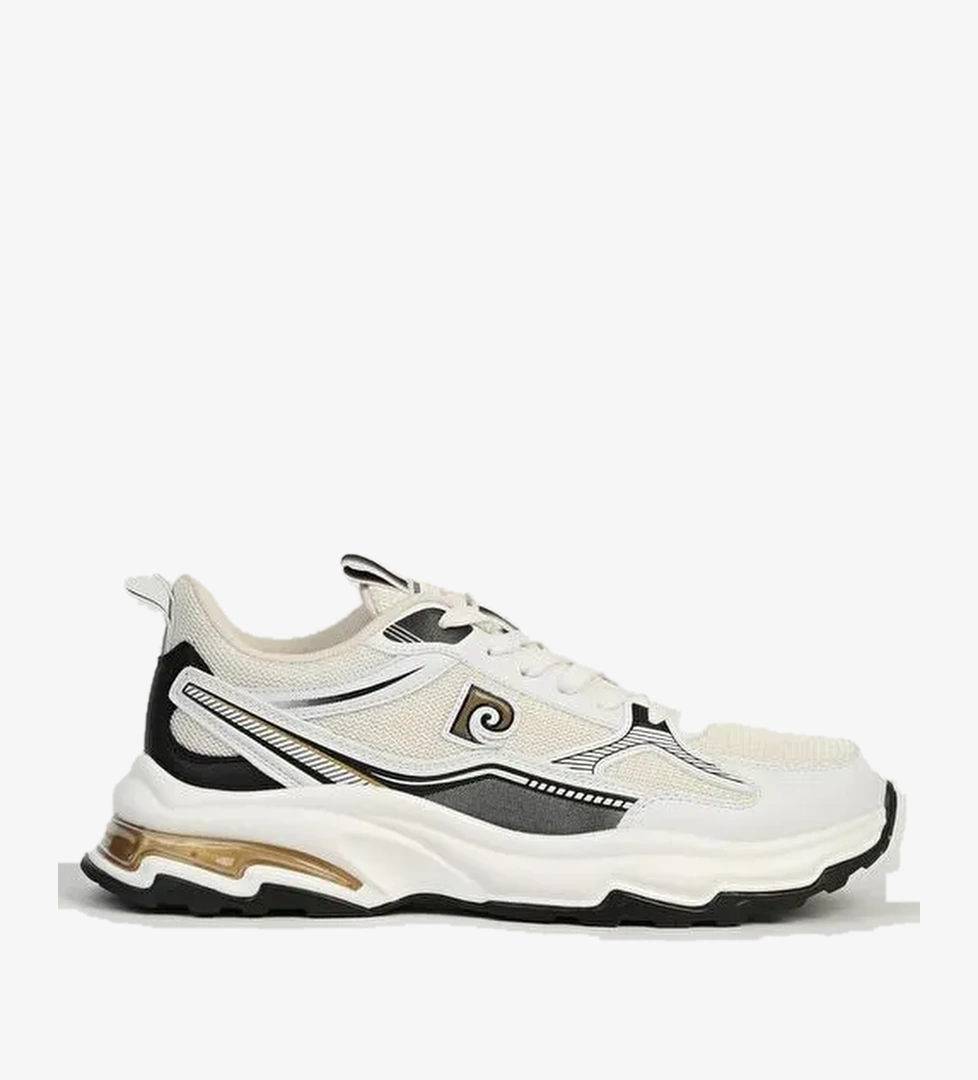 Pierre Cardin Beyaz Siyah Erkek Spor Ayakkabı İTHAL PCI-11349 - Görsel 1