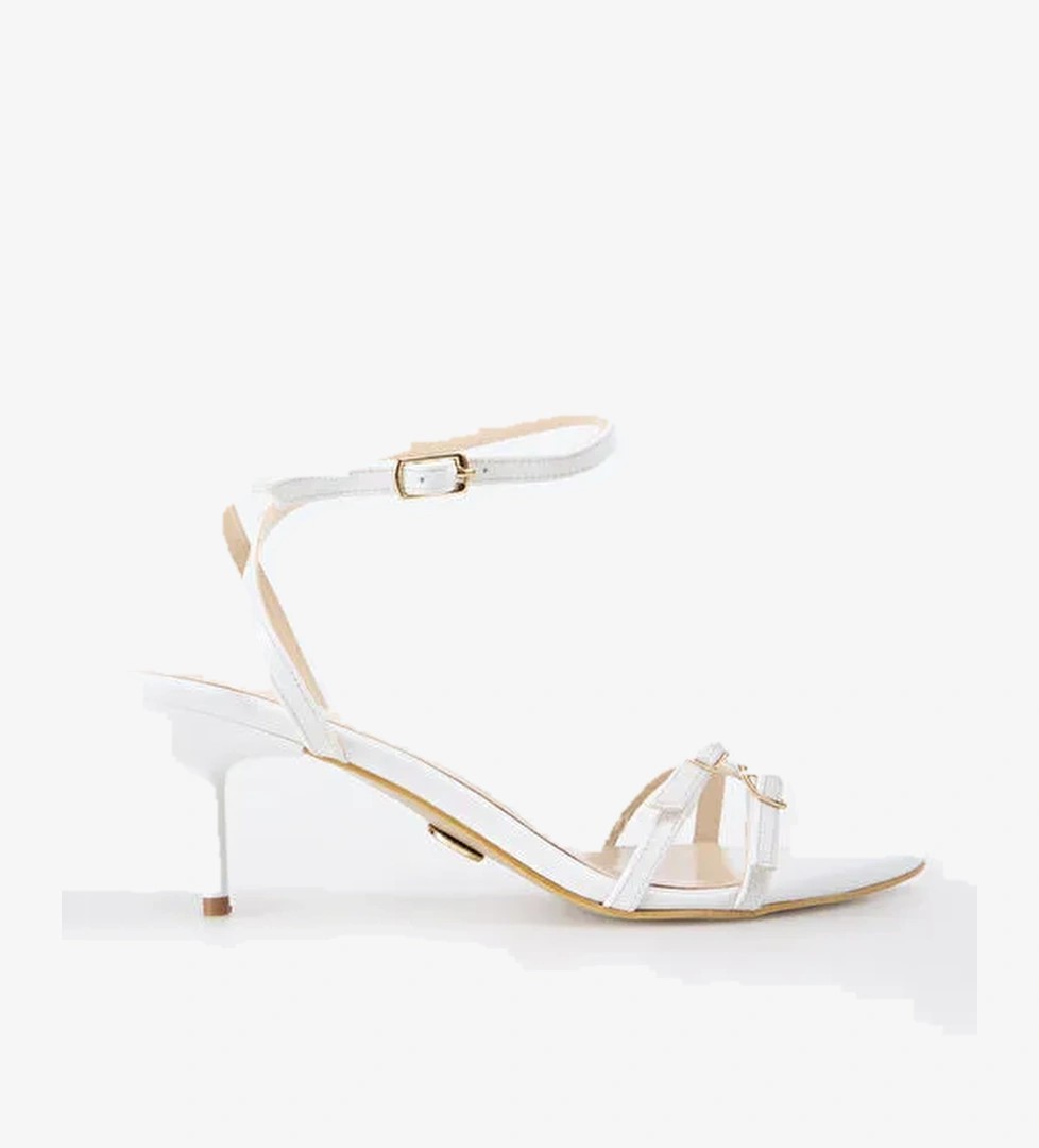 Fabrika Beyaz Kadın Topuklu Ayakkabı ARLINE