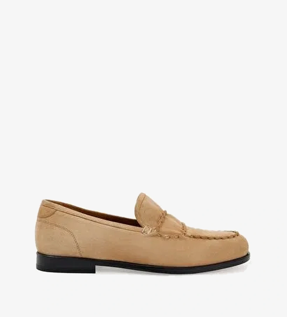 Saraç Detaylı Deri Loafer - Görsel 1