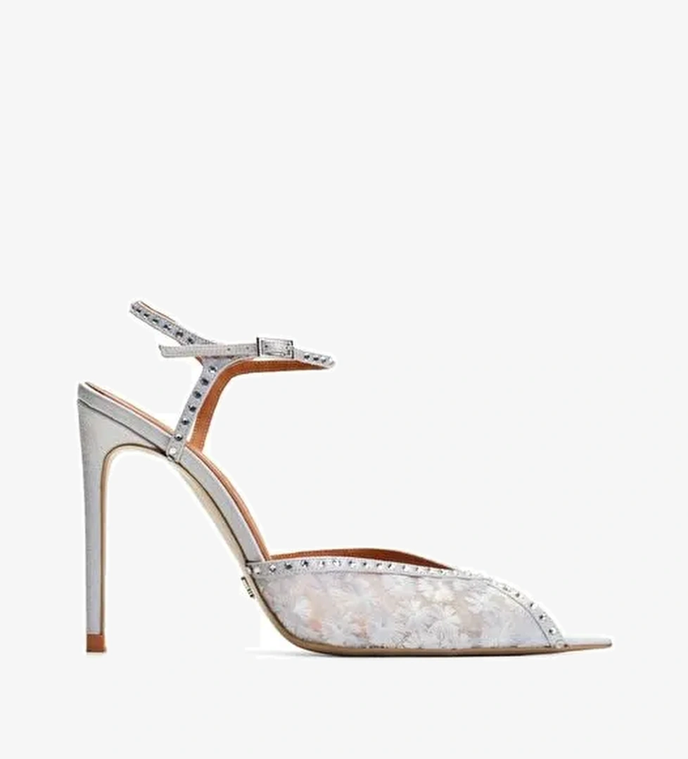 Jabotter Liberté Saten 10 Cm Topuklu Ayakkabı - Görsel 1