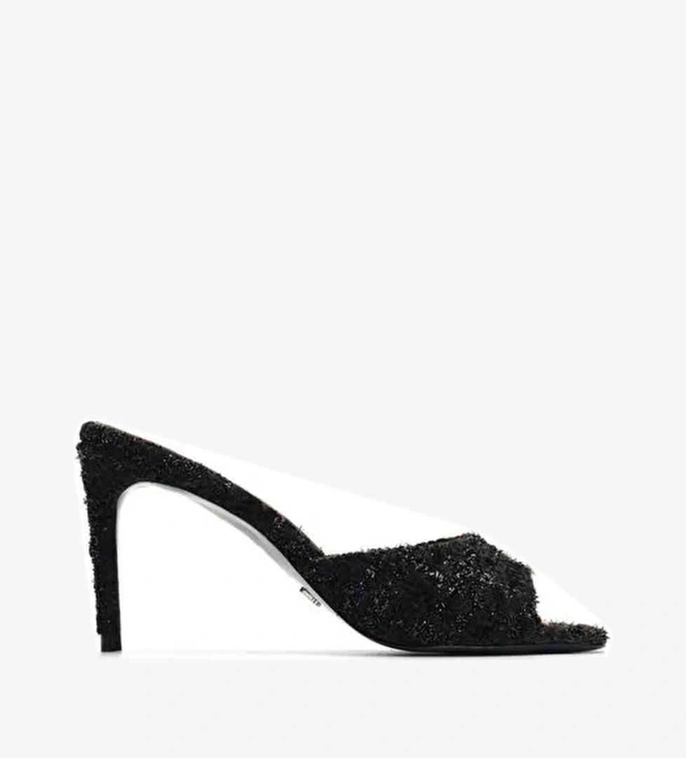 Jabotter Malvina Tüvit 8 Cm Topuklu Terlik - Görsel 1