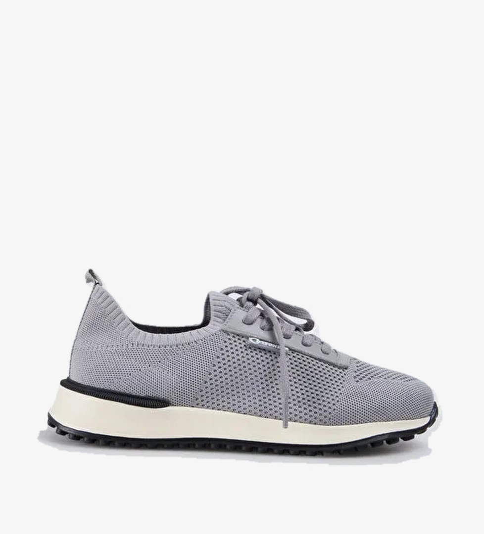 Cotton Bar Gri Erkek Tekstil Sneaker SOREN