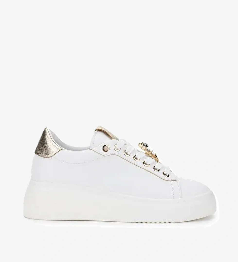 Tamer Tanca Kadın Suni Deri Beyaz Sneakers & Spor Ayakkabı - Görsel 1