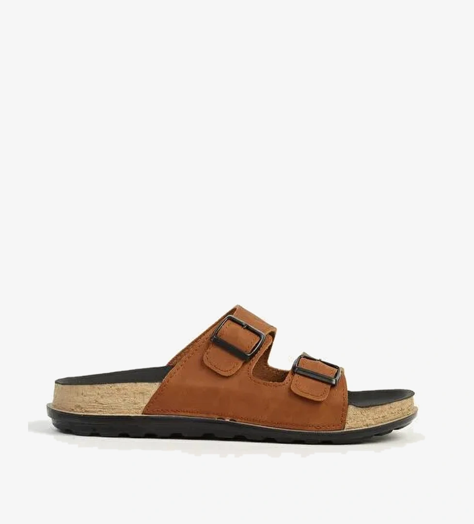 Pierre Cardin Taba Kadın Terlik PC-7428 - Görsel 1