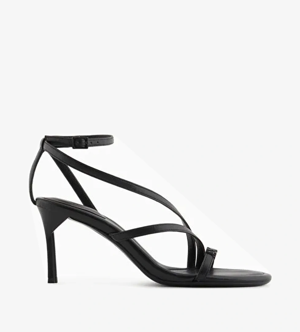 Armani Exchange Siyah Kadın Topuklu Ayakkabı XDP058 - Görsel 1