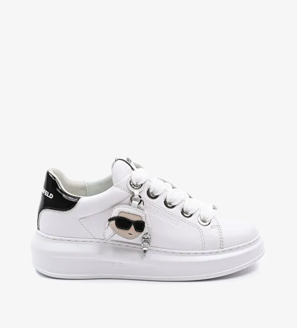 KARL LAGERFELD Beyaz Kadın Deri Sneaker KL62576T