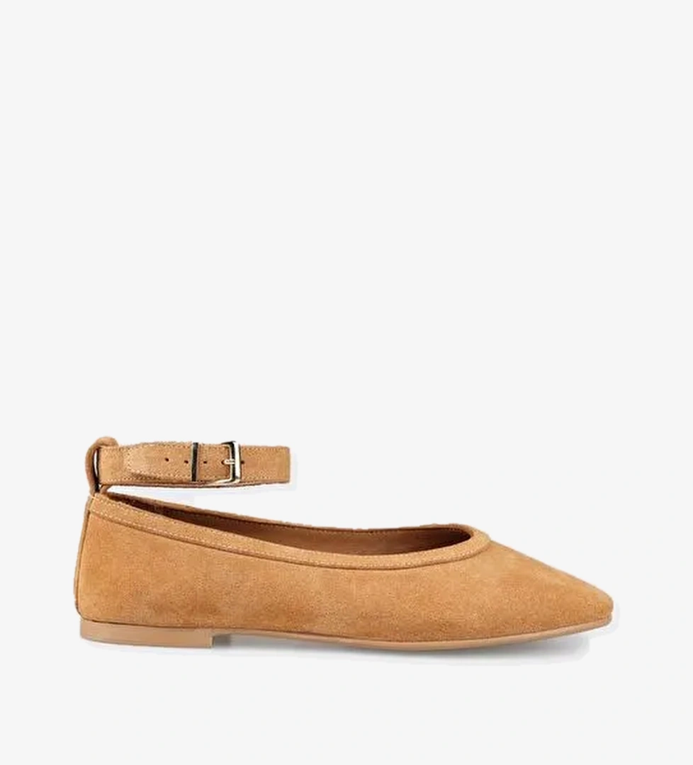 Naturel Deri Kadın Günlük Ayakkabı - Görsel 1