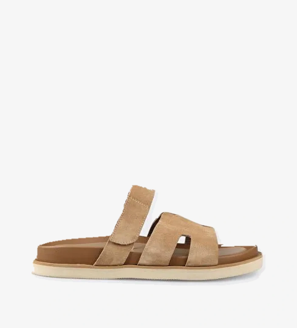 Vizon Deri Erkek Günlük Terlik - Görsel 1