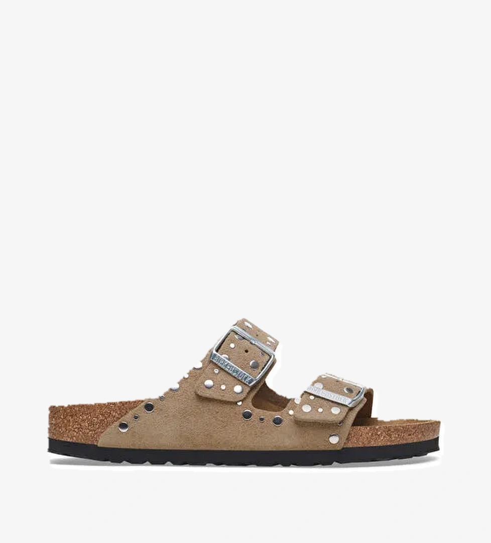 Birkenstock Birkenstock Kahverengi Kadın Deri Terlik ARIZONA VL RIVET model görseli