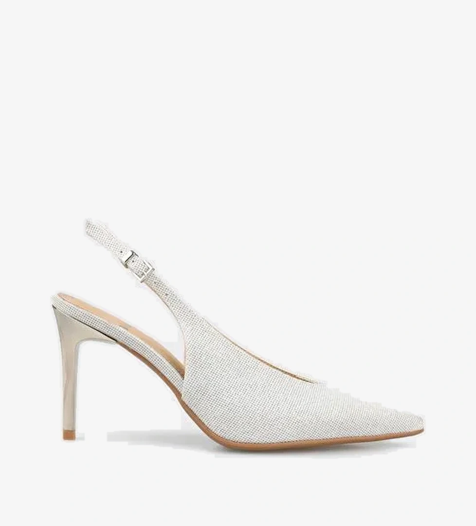 Lame Kadın Topuklu Ayakkabı - Görsel 1