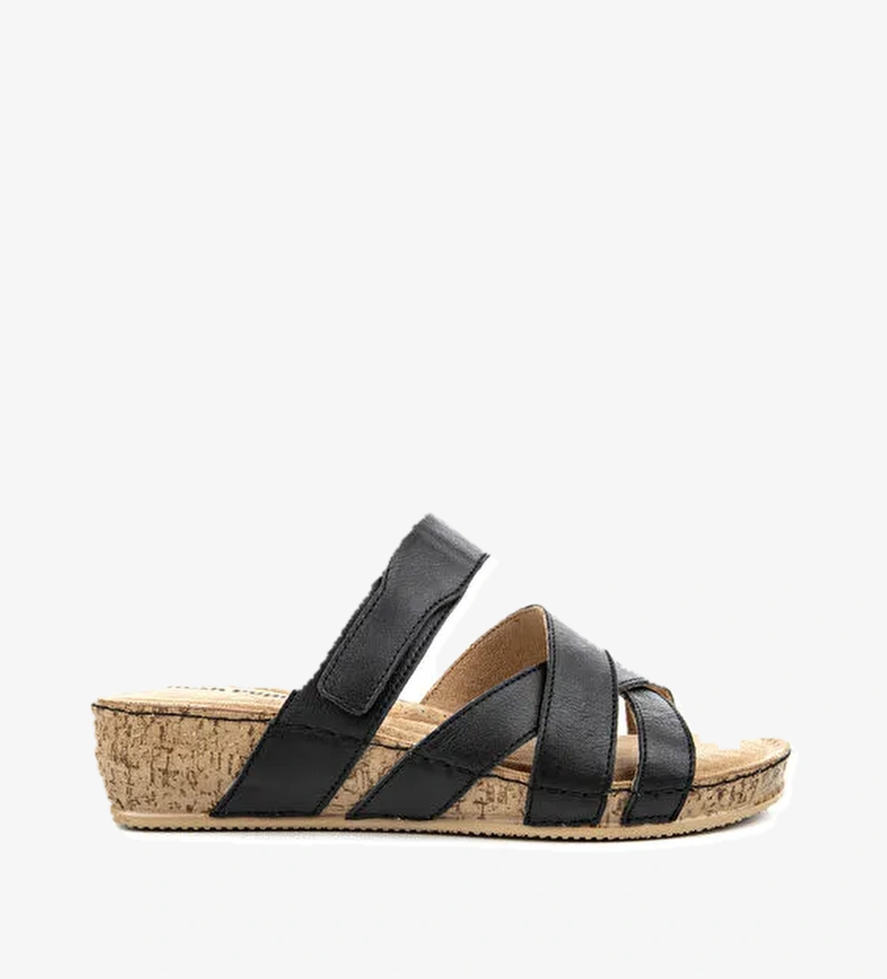 Hush Puppies Hush Puppies Siyah Kadın Deri Terlik Erraza model görseli