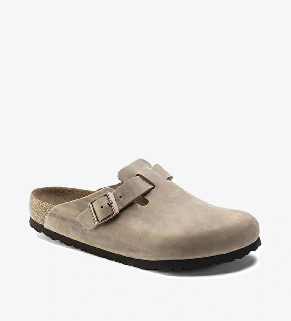 Birkenstock Birkenstock Belirsiz Kahverengi Kadın Deri Terlik BOSTON SFB LEOI NU Sandalet & Terlik | Boyner Belirsiz - 1. görsel