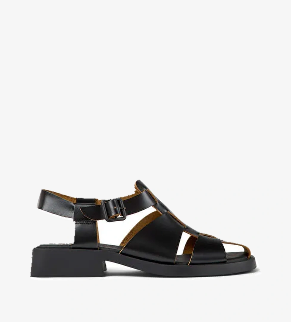 Camper Siyah Kadın Deri Sandalet K201489-001 - Görsel 1