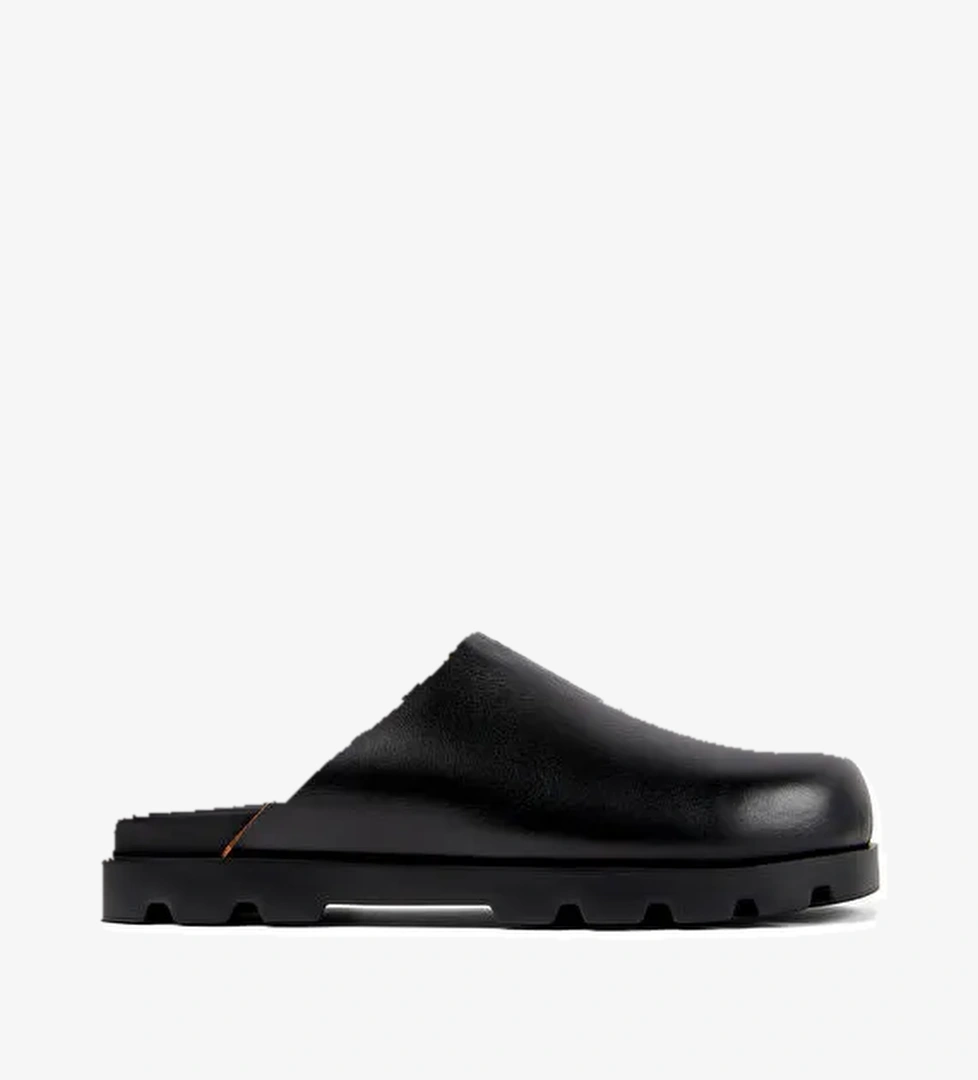 Camper Siyah Erkek Deri Terlik BRUTUS SANDAL