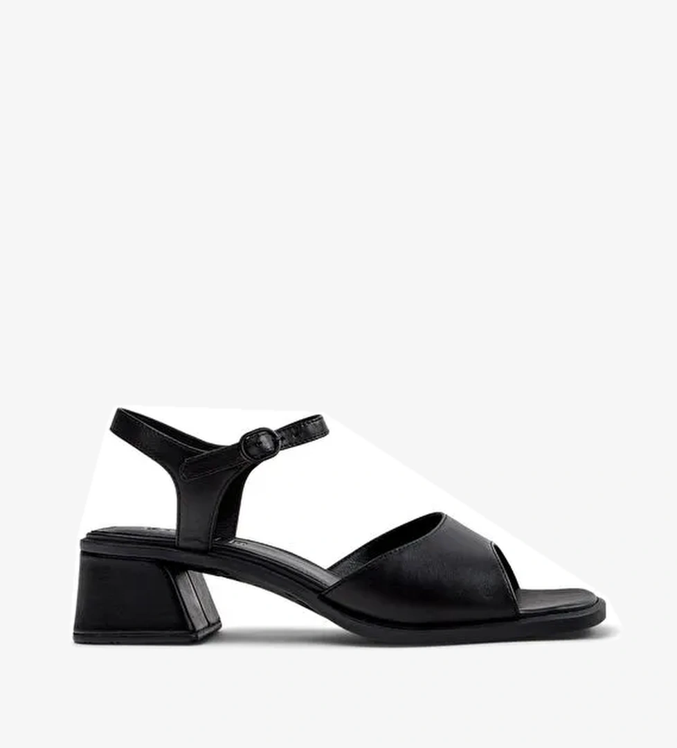 Camper Siyah Kadın Deri Topuklu Sandalet K201734-001 - Görsel 1
