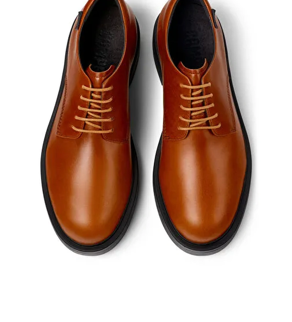 Camper Kahverengi Erkek Deri Günlük Ayakkabı DEAN