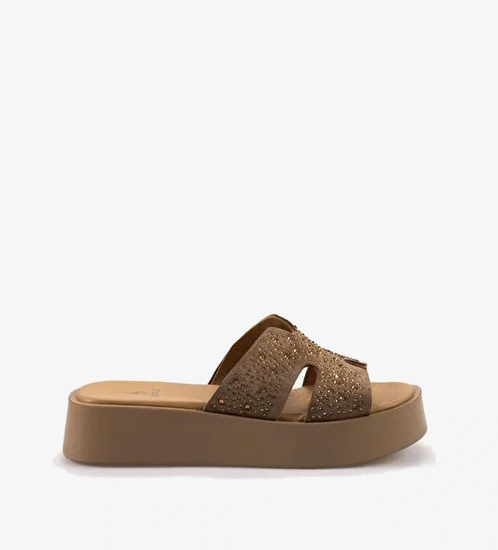 Kemal Tanca Kadın Süet Terlik 10919 - Görsel 1