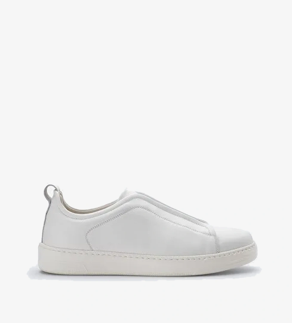 Erkek Beyaz Lastik Bantlı Casual Ayakkabı A51Y8001 - Görsel 1