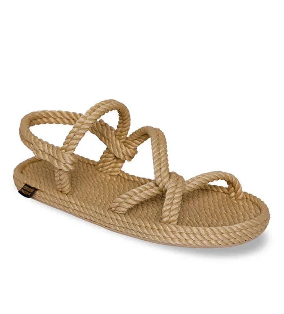 Nomadic Republic Bej Kadın Sandalet MYK.0012.K.T - Görsel 1