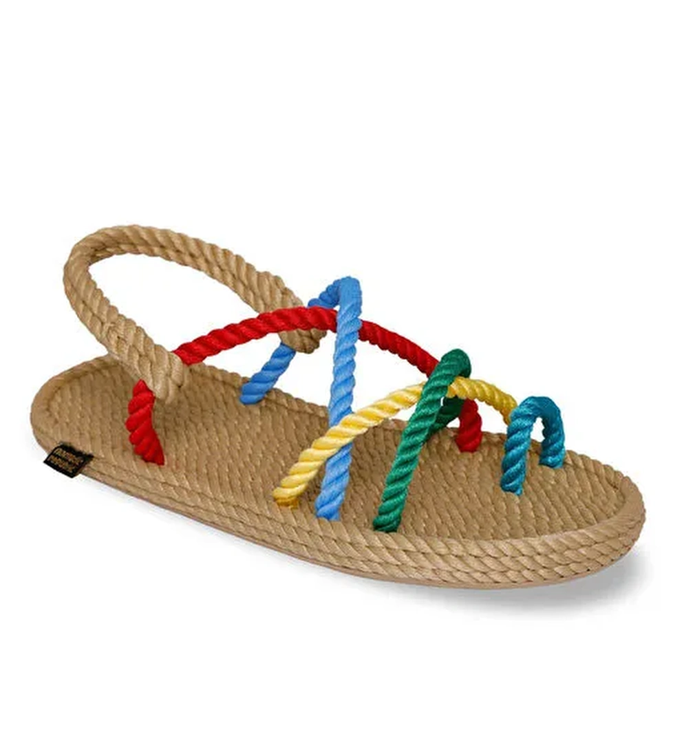 Nomadic Republic Çok Renkli Kadın Sandalet IBZ.1277.K.T - Görsel 1