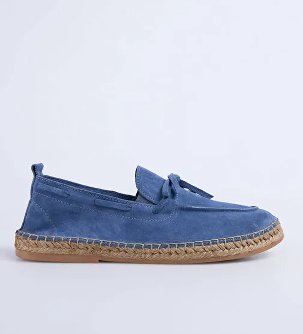 Fabrika Fabrika Mavi Bej Erkek Süet Espadril Raptor model görseli