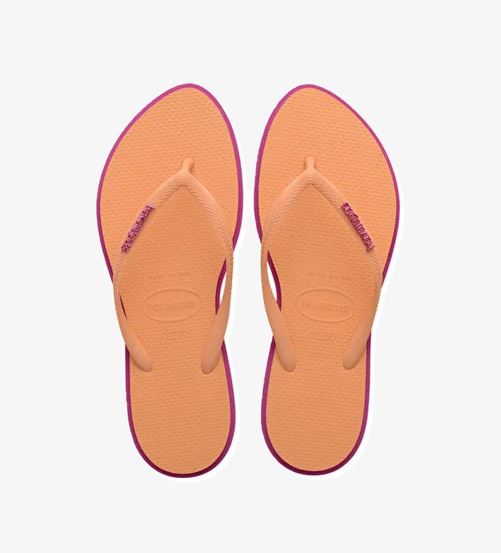 Havaianas Turuncu Kadın Plaj Terliği HAV. SLIM POINT ROSE GUM - Görsel 1