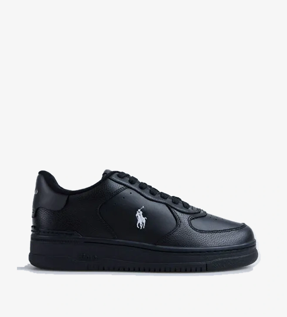 Polo Ralph Lauren Siyah Erkek Sneaker Masters Court - Görsel 1