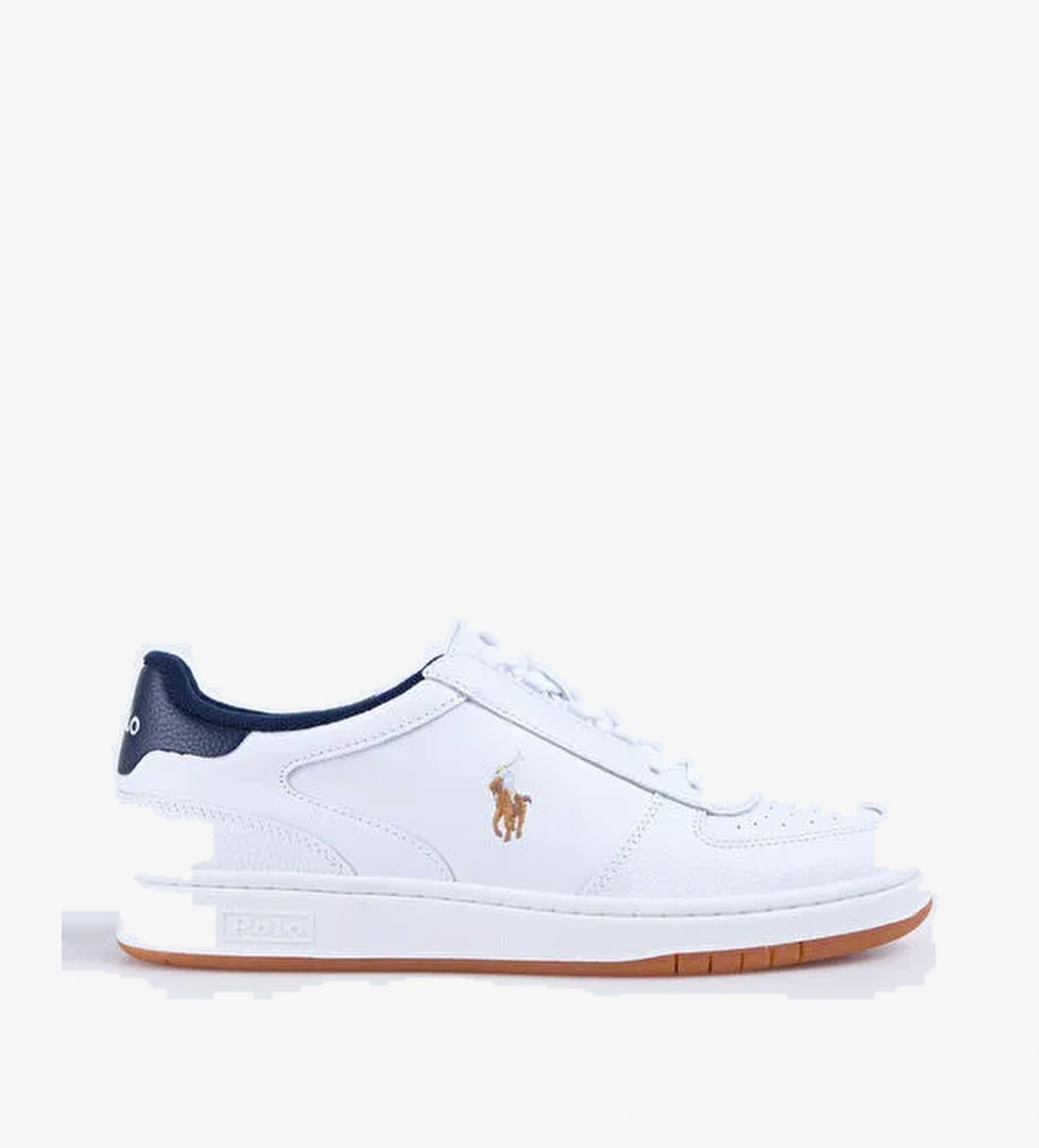 Polo Ralph Lauren Polo Ralph Lauren Lacivert Beyaz Erkek Süet + Deri Sneaker Court model görseli
