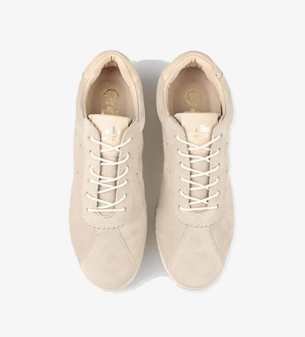 Bej Deri Kadın Spor Ayakkabı - Görsel 1