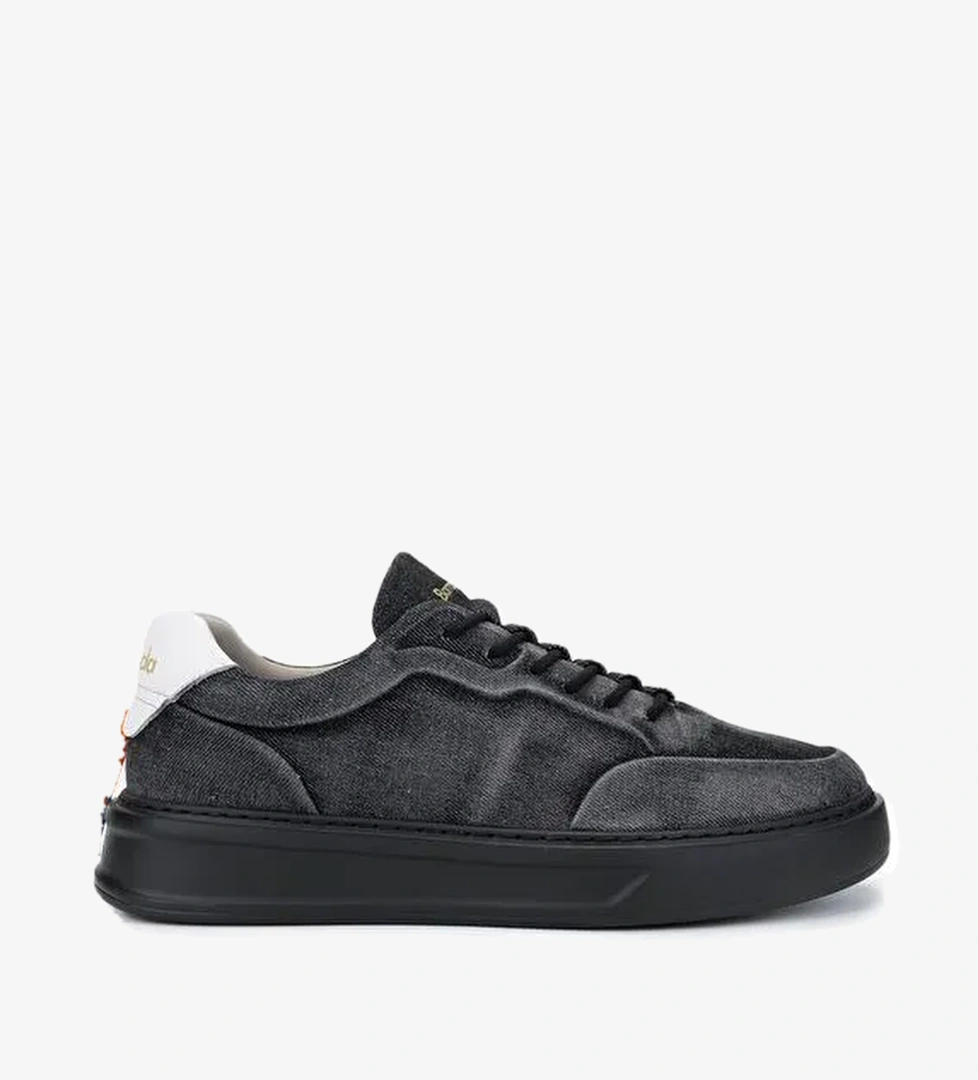 Barracuda Erkek Hakiki Deri Siyah/Beyaz Sneakers & Spor Ayakkabı - Görsel 1