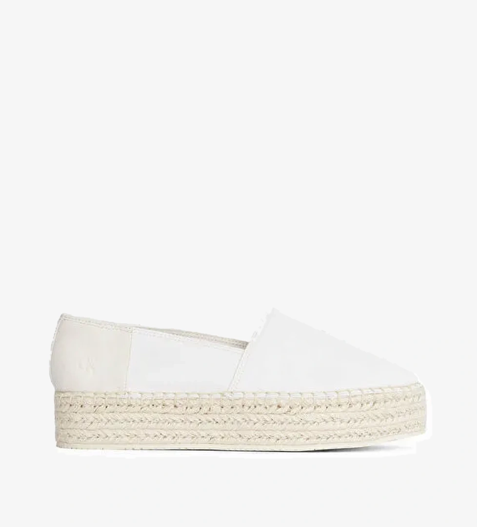 Calvin Klein Beyaz Kadın Espadril YW0YW01736