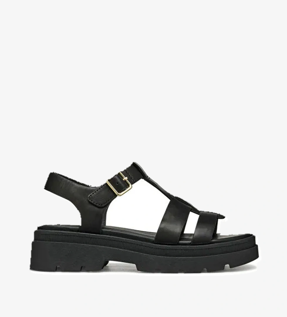 Geox Geox Siyah Kadın Deri Sandalet D55YVB model görseli