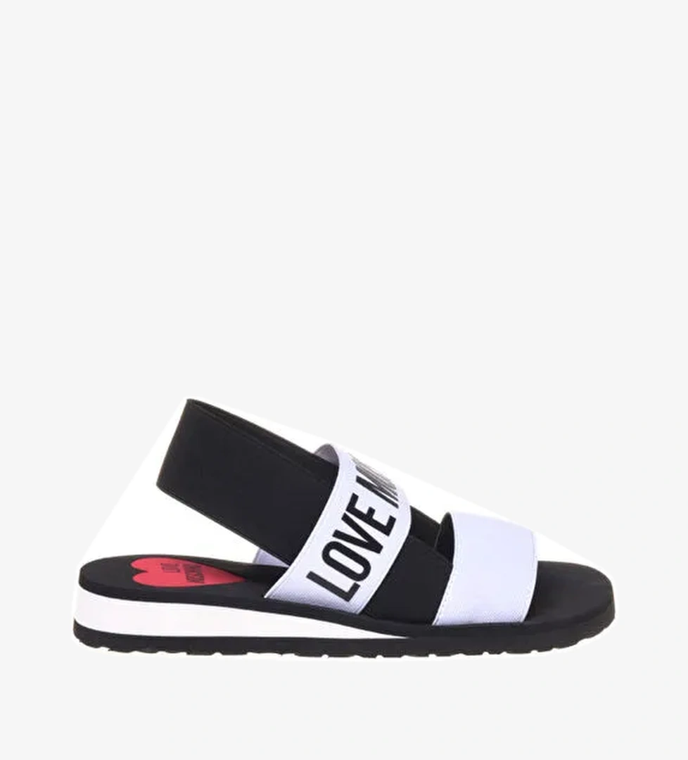 Love Moschino Beyaz Kadın Sandalet JA16033G0M - Görsel 1