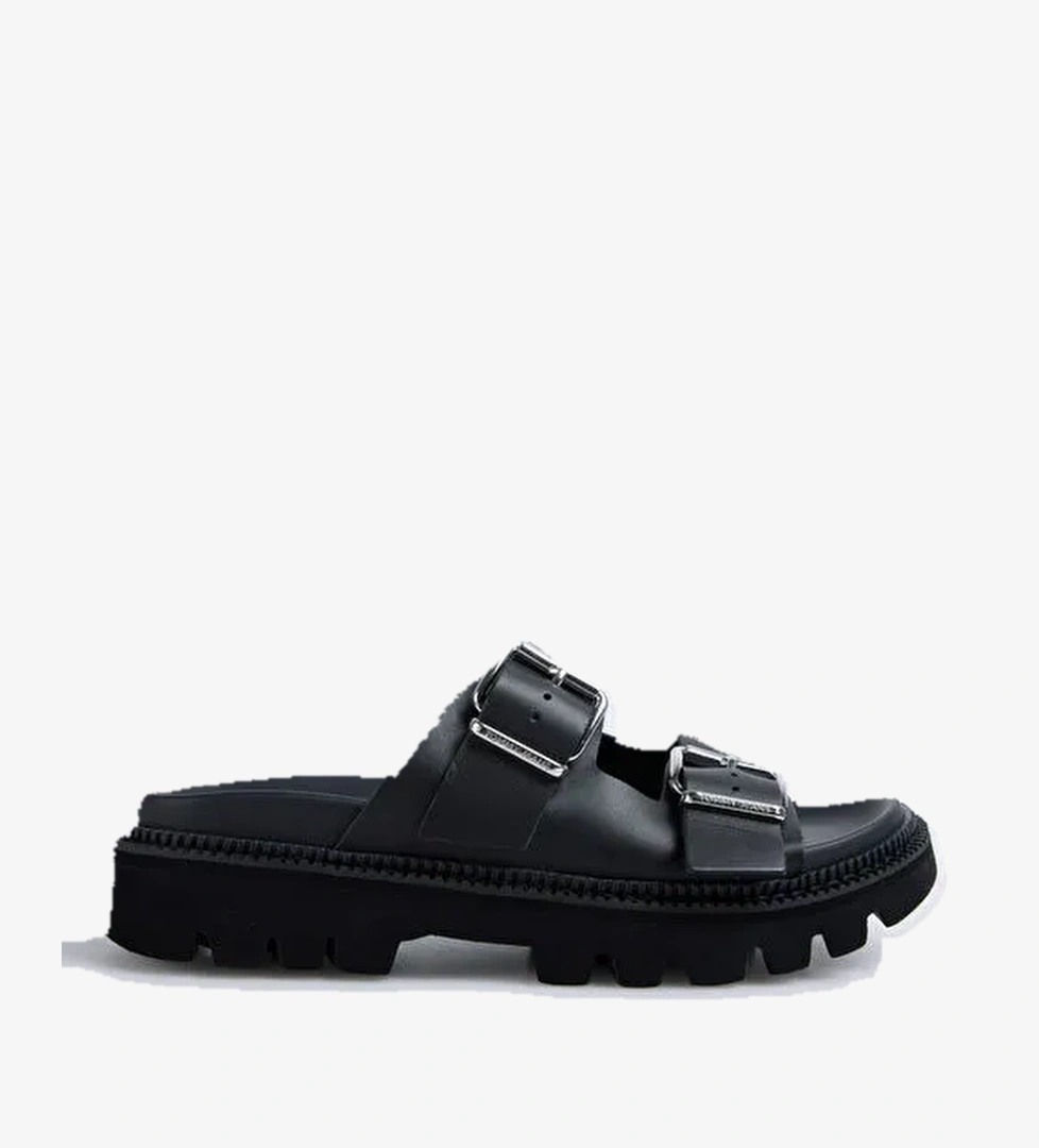 Tommy Hilfiger Siyah Kadın Deri Terlik EN0EN02753 - Görsel 1