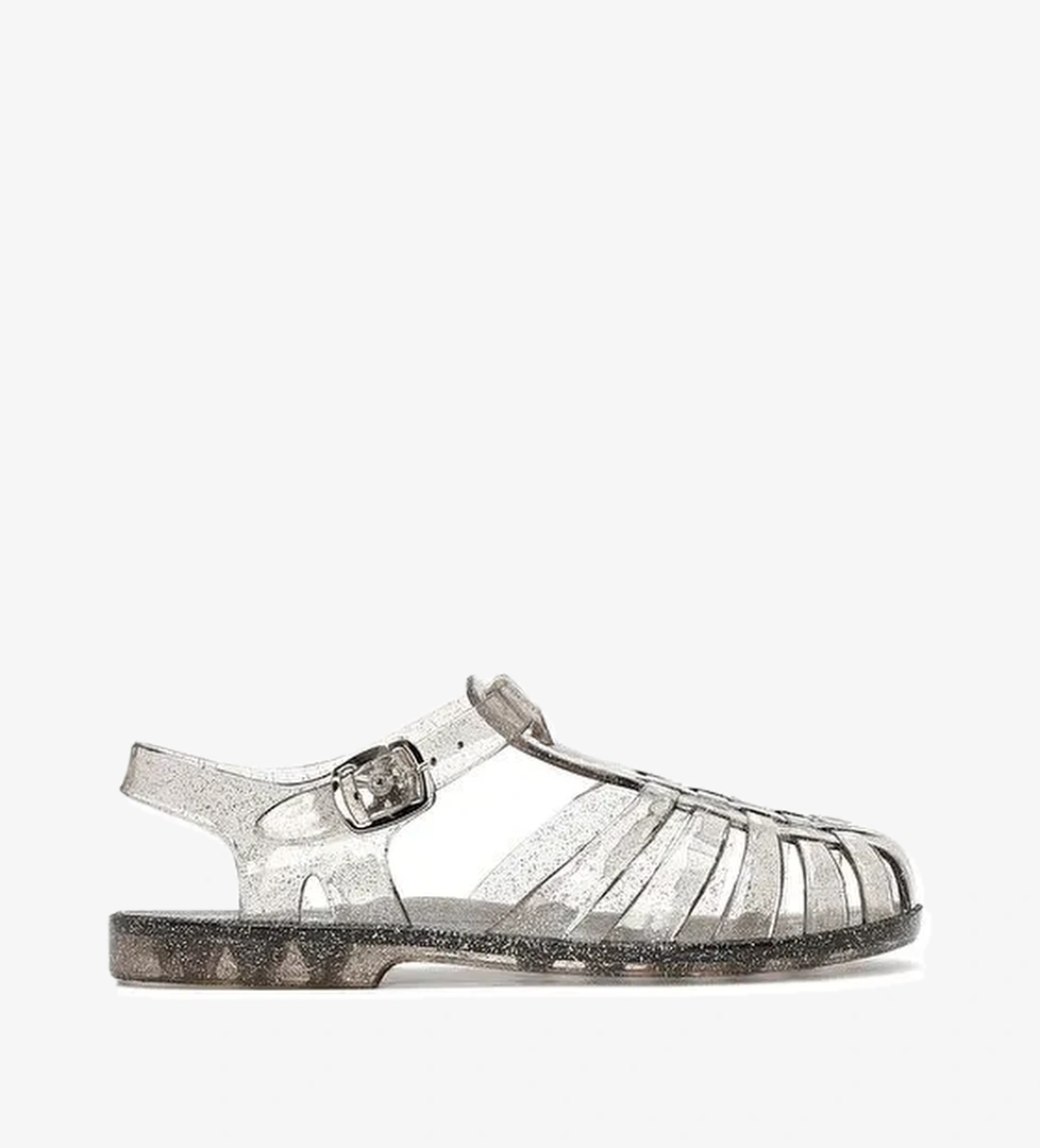 Kadın Siyah Bilekten Bantlı Jelly Sandalet 25SFE4907PV - Görsel 1