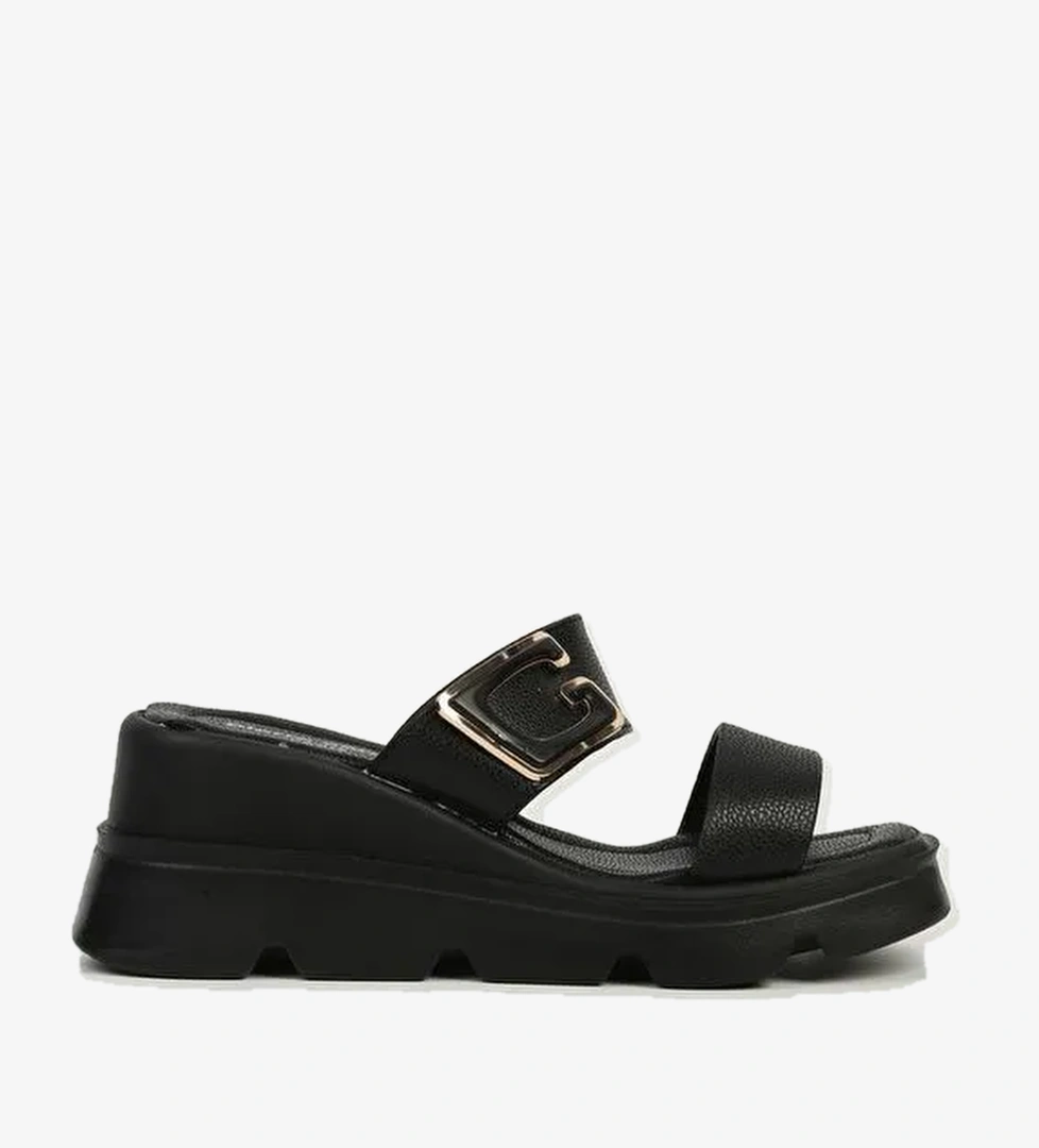 Pierre Cardin Siyah Kadın Terlik PC-7528 - Görsel 1