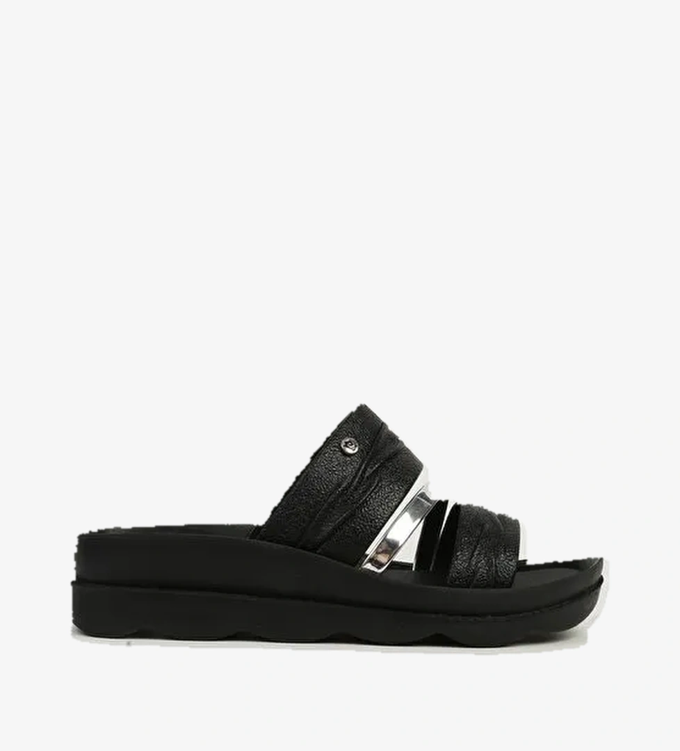 Pierre Cardin Siyah Kadın Terlik PC-7523 - Görsel 1