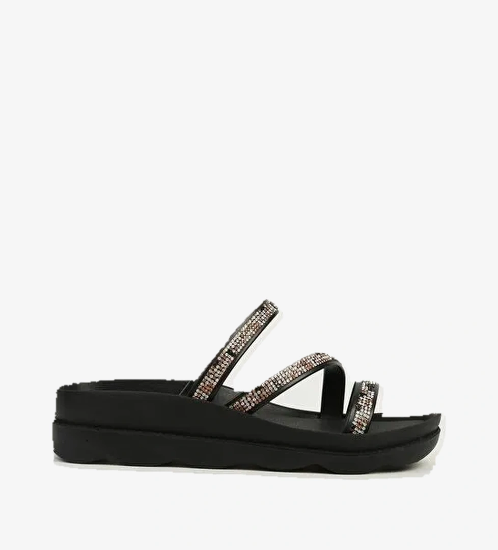 Pierre Cardin Siyah Kadın Terlik PC-7489 - Görsel 1