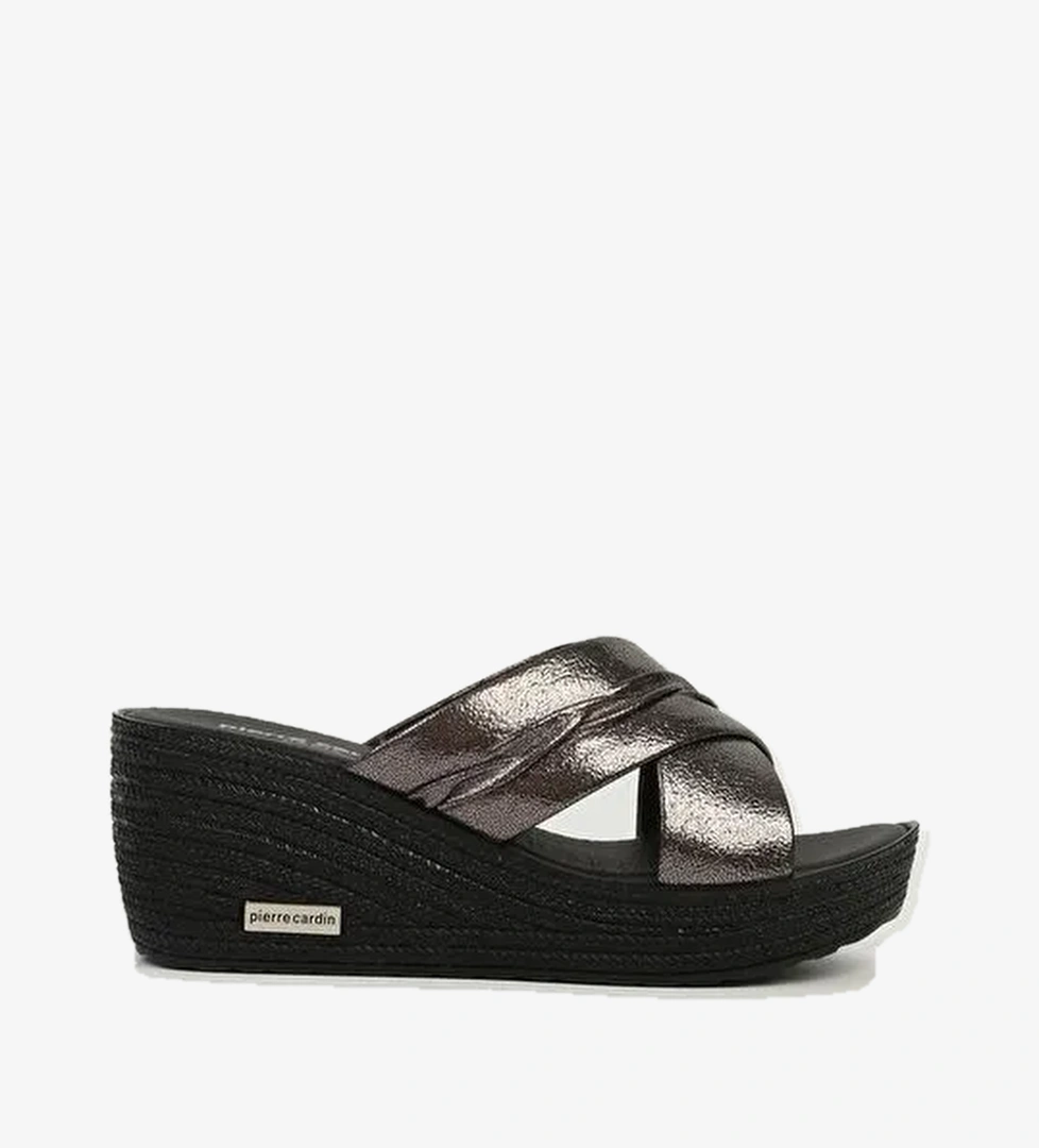 Pierre Cardin Platin Kadın Terlik PC-7478 - Görsel 1