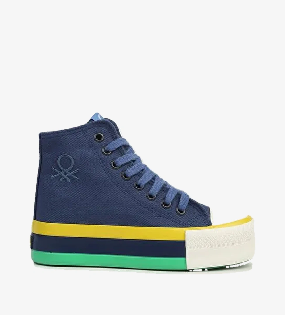 Benetton Lacivert Kadın Spor Ayakkabı BN-30944 - Görsel 1