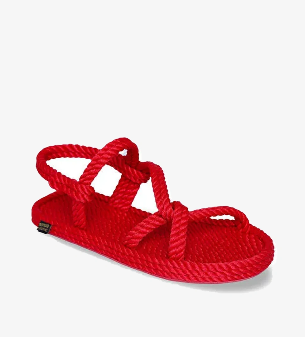Nomadic Republic Kırmızı Kadın Sandalet MYK.0015.K.T - Görsel 1