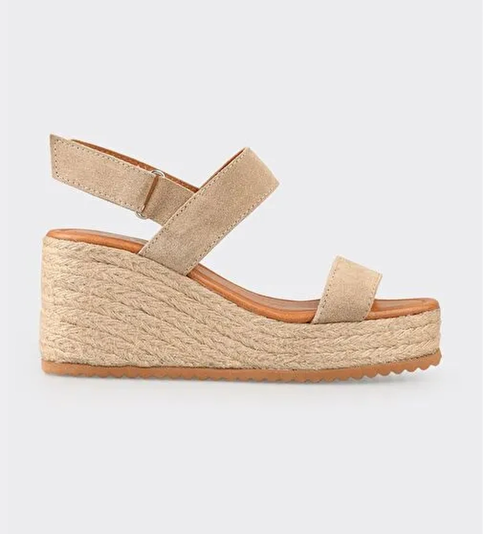 Naturel Deri Kadın Espadril - Görsel 1