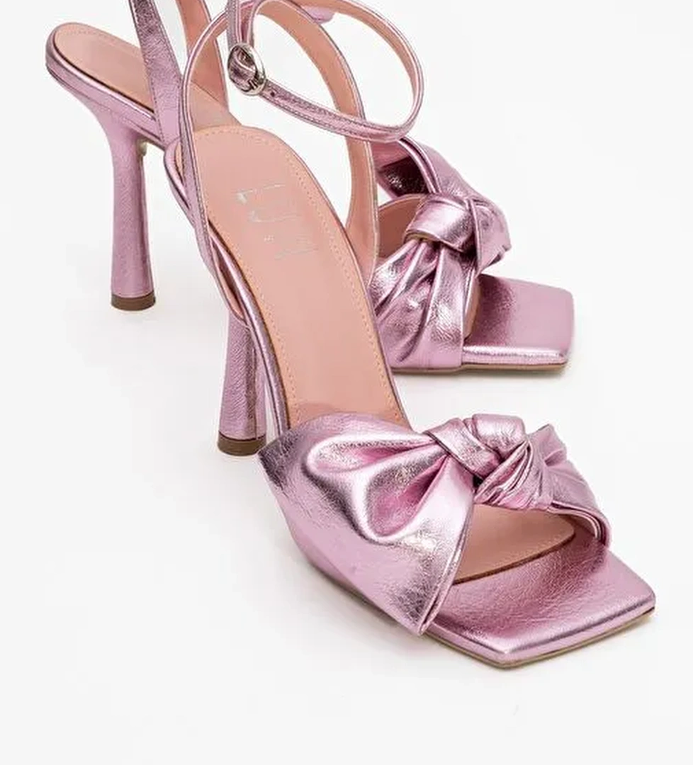 PİLA Pembe Kadın Topuklu Ayakkabı - Görsel 1