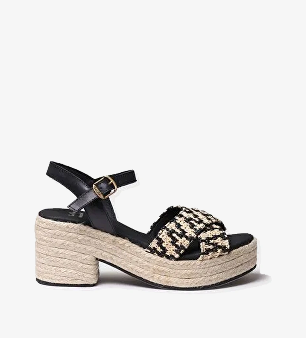 Kadın Sandalet Atenes Toni Pons Black - Görsel 1